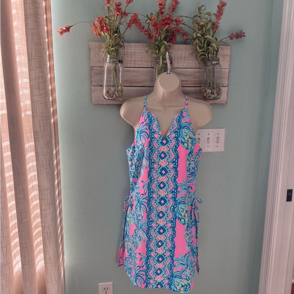 Lilly Pulitzer Pink and Blue Dress/Romper